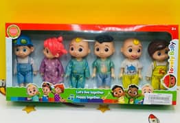 cocomelon Plastic dolls set six