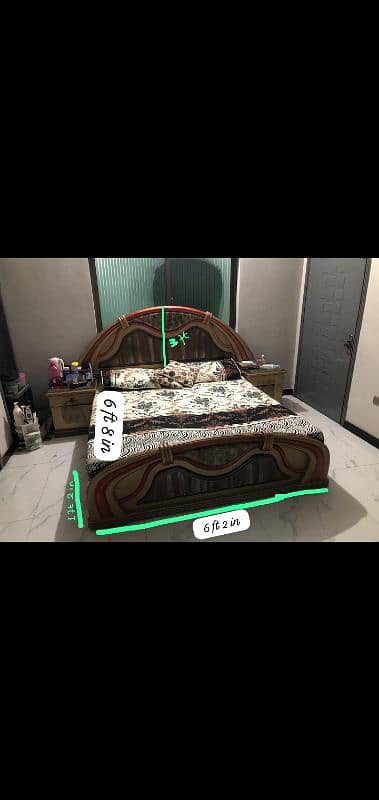 King Size Bed with Dressing Table 1