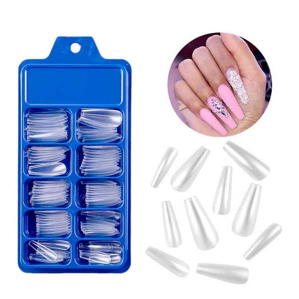 100PCS Wholesale Acrylic Nails Kit – Various Shapes 1