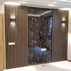 Media wall - fancy wall - feature wall - wpc wall panels