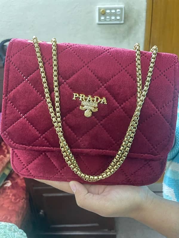 Classy Maroon Crossbody Bag - Brand New 2