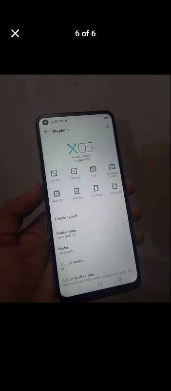 ASSALAMUALAIKUM I AM SELLING INFINIX HOT 8i RAM 6 GB MEMORY 128 GB 6