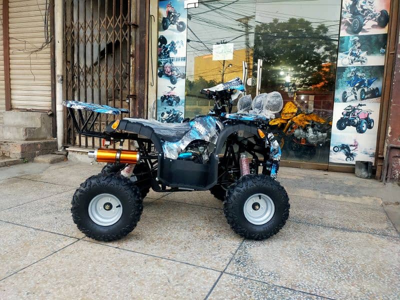 Double Disk Breaks 125cc Hammer Jeep Atv Quad  Delivery In Al Pakistan 1