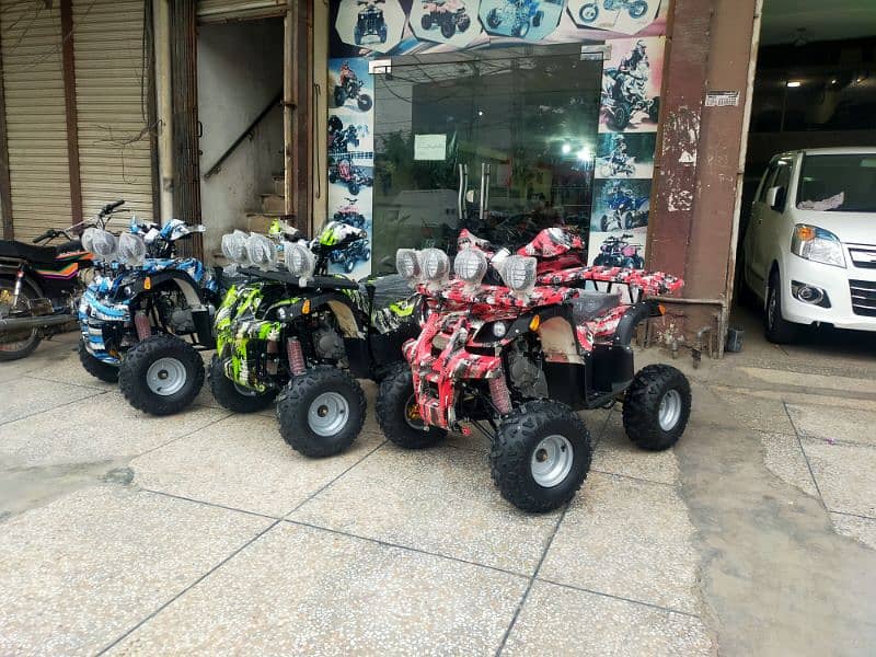 Double Disk Breaks 125cc Hammer Jeep Atv Quad  Delivery In Al Pakistan 3