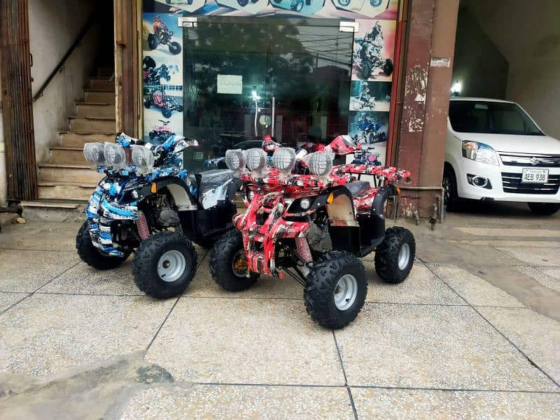 Double Disk Breaks 125cc Hammer Jeep Atv Quad  Delivery In Al Pakistan 5