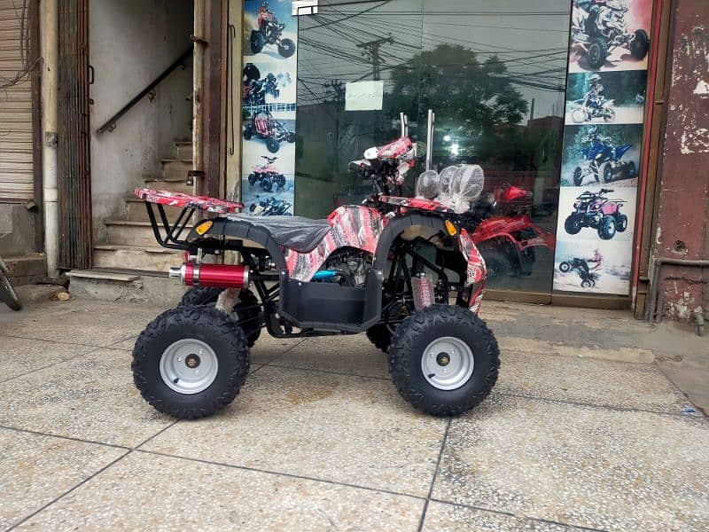 Double Disk Breaks 125cc Hammer Jeep Atv Quad  Delivery In Al Pakistan 7