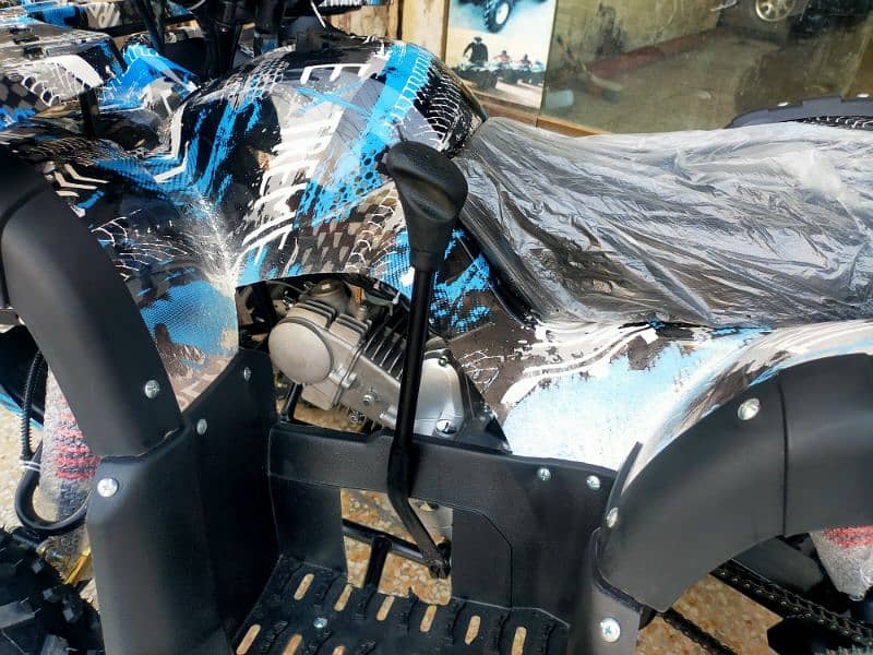 Double Disk Breaks 125cc Hammer Jeep Atv Quad  Delivery In Al Pakistan 10