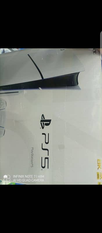 ps5 slim 1 tb brand new condition with 2 original games 0