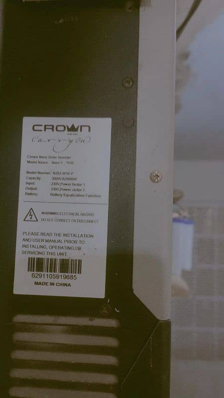 || Crown Inverter 3 kw for *sale* 2