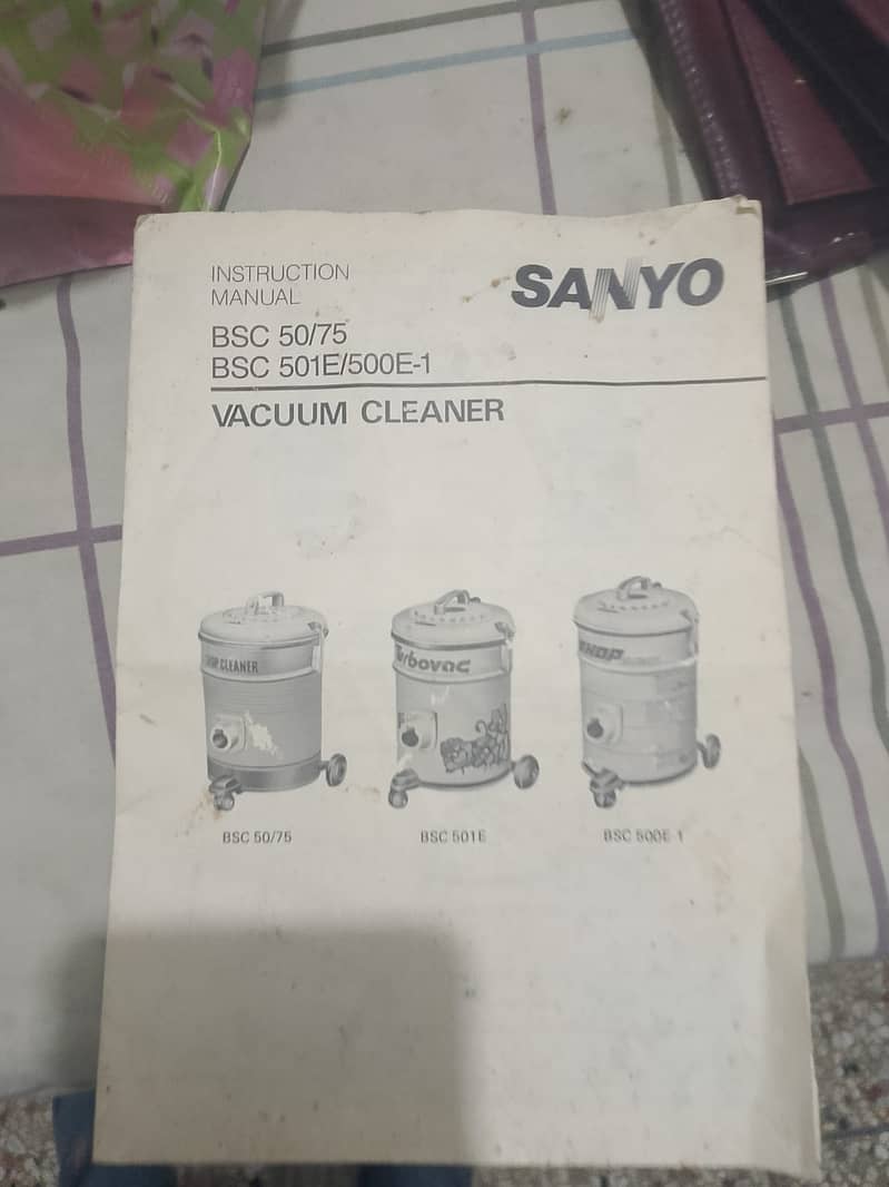 Vacuum cleaner Sanyo 4