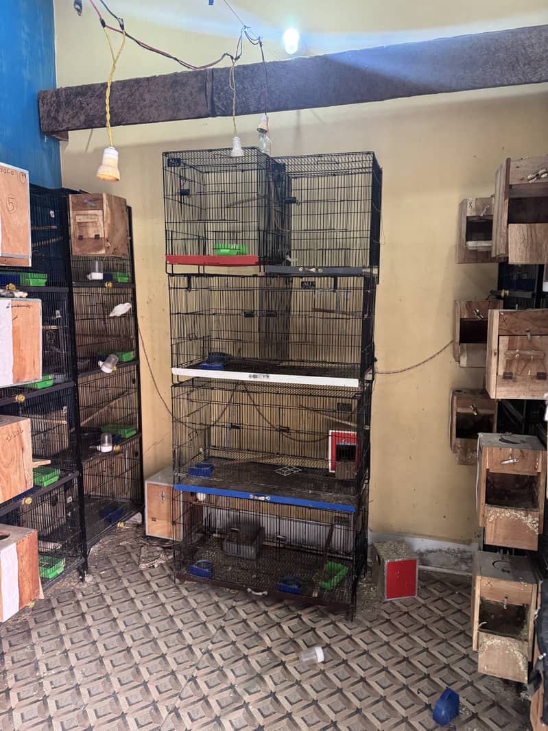 Cage for sale 4 portion total 13 cages 1