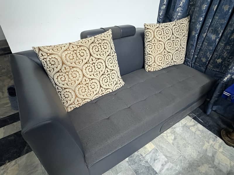 l shape sofa with table and cushions 3