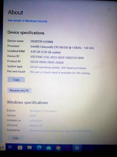 Laptop for Sale: Windows 10 Education, Intel Celeron, 4GB RAM, 250GB S