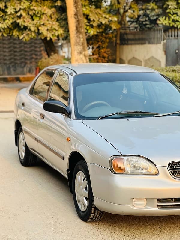 Suzuki Baleno 2005 JXR Silver colour Islamabad number 2