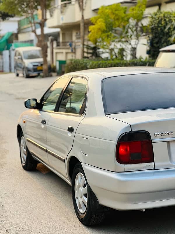 Suzuki Baleno 2005 JXR Silver colour Islamabad number 5