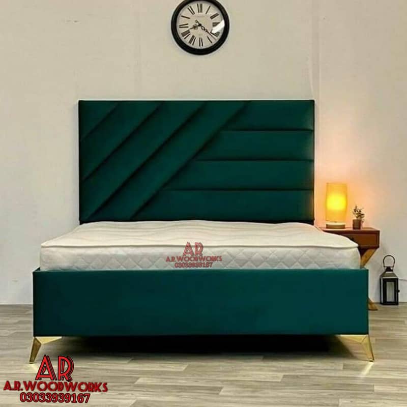 turkish style/bedset/furniture/side table/double bed/factory rate 6