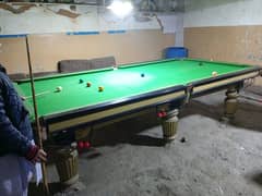 1 Snooker table and 2 football game