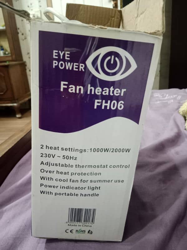 Eye Power Fan Heater 3