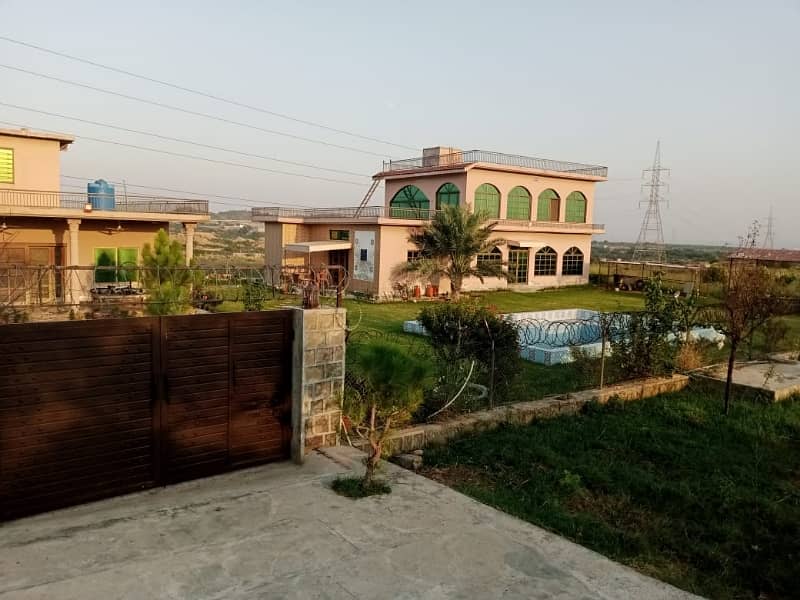 Beautiful 65 Kanal Farm House Available For Sale In Banda Nagyal Dhamyal Road. 0