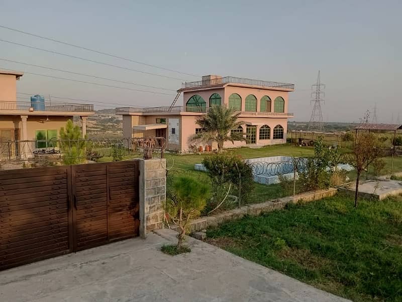 Beautiful 65 Kanal Farm House Available For Sale In Banda Nagyal Dhamyal Road. 1