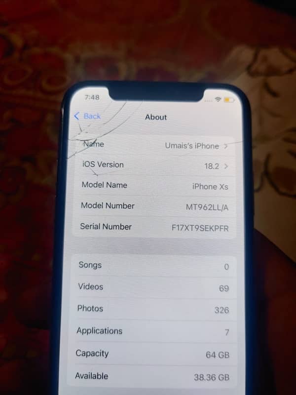 iphone xs 64gb 9