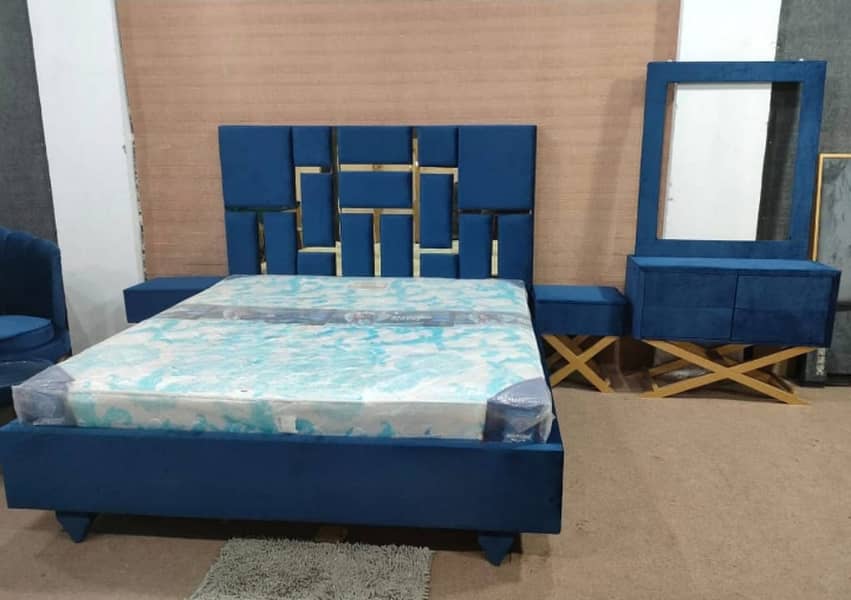 Bed/Double bed/single bed/king size bed/wooden bed/polish bed/Furnitu 9