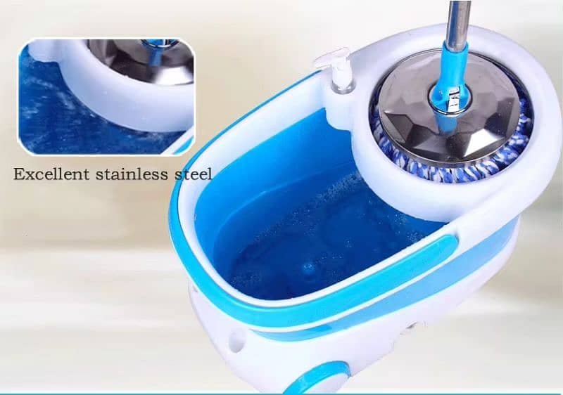 360° Spin Mop With Bucket, Floor Cleaning Mop 7