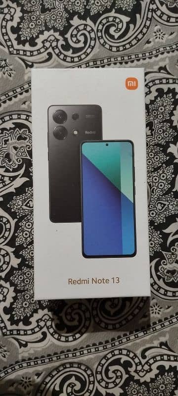 Redmi Note 13 complete accessories with original box 0