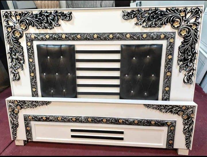 Bed/Double bed/single bed/king size bed/wood bed/poshish bed/Furnitur 13