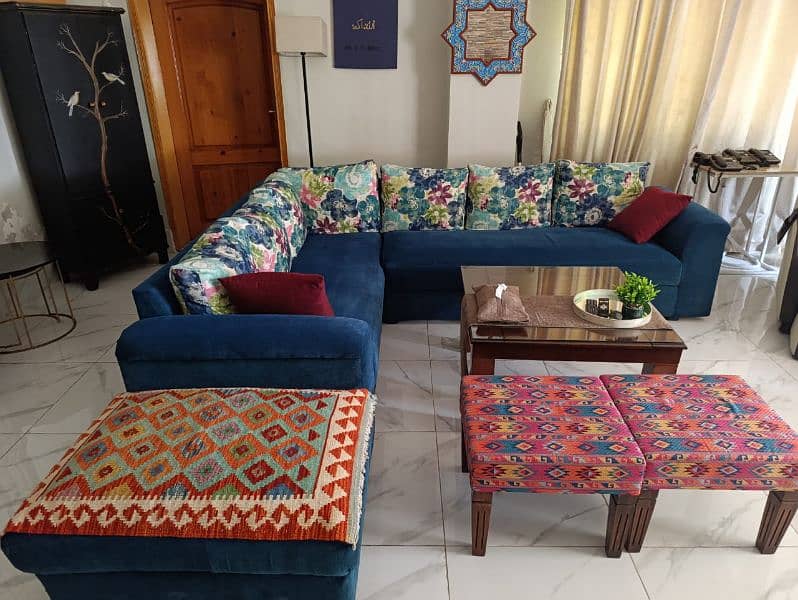 L shape Sofa Set 1