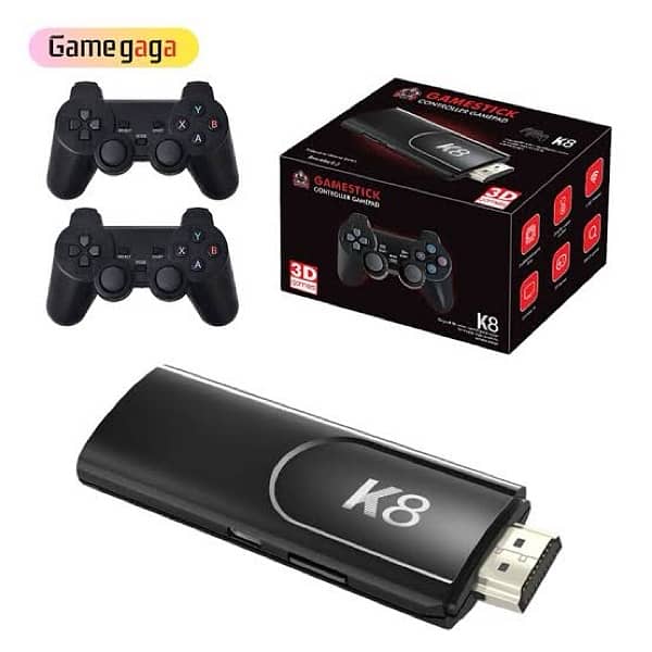 K8 Wireless Gaming Console 4K HD 2