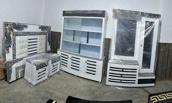 Bed/Double bed/single bed/king size bed/wood bed/poshish bed/Furnitur 11