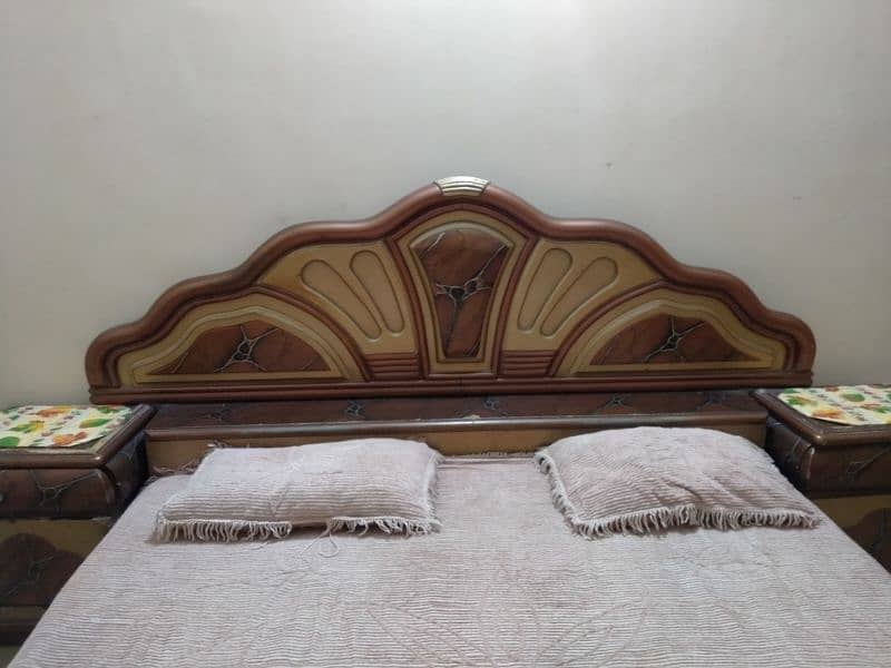 wooden bed king size 6