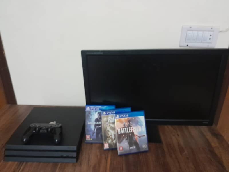 PS4 Pro 1TB New Condition + 6 Games With All Original Accessories 7