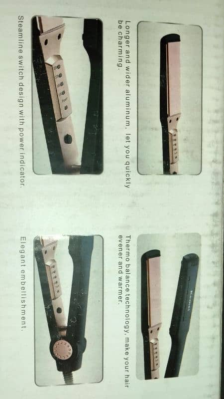 kemei hair straightener 3