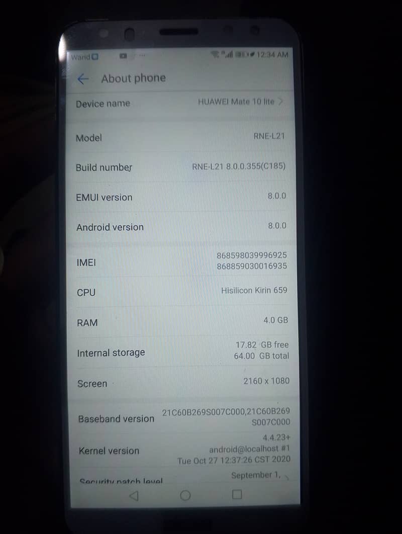 Huawei Mate 10 lite 4 64 without Box Exchange Possible 0