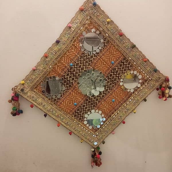 traditional mirror wall hanging 1