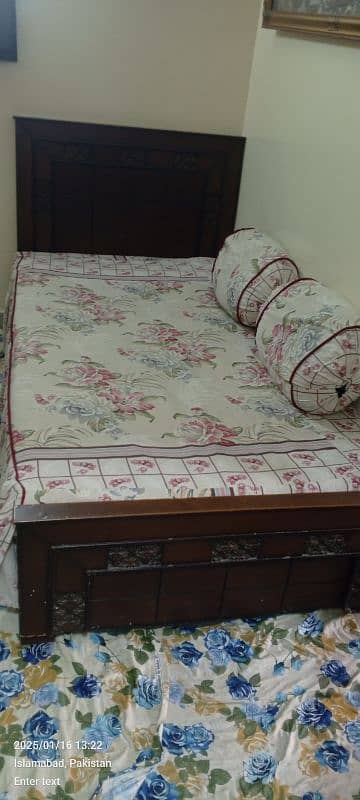 single bed with metres and  cycle 20" for sale 5