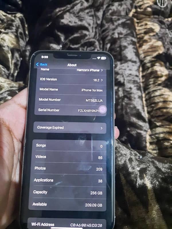 IPhone Xs Max Factory Unlock 256GB 0