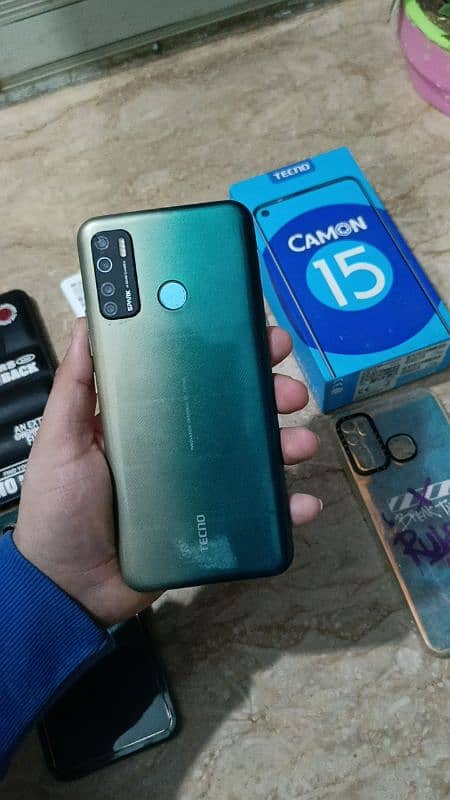 Camon 15 4gb/64gb dual sim 5000 mah 4