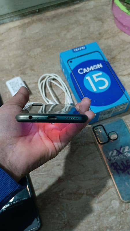 Camon 15 4gb/64gb dual sim 5000 mah 7