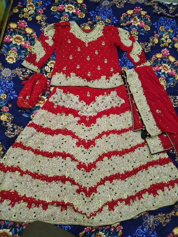 Red Bridal Lehnga 1