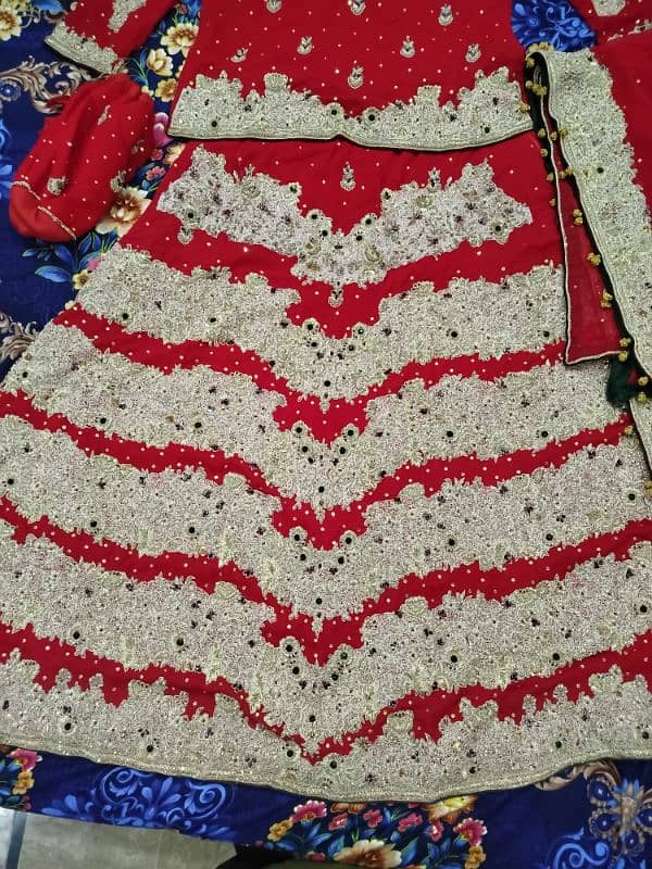 Red Bridal Lehnga 4