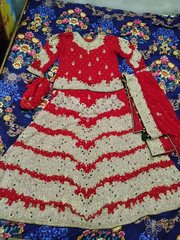 Red Bridal Lehnga 5