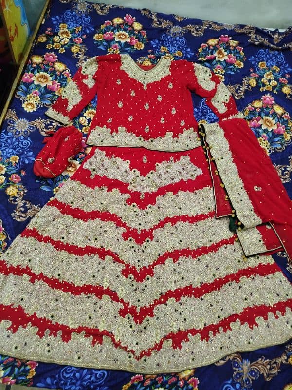 Red Bridal Lehnga 8