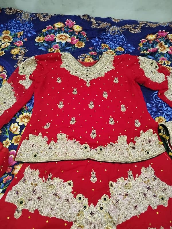 Red Bridal Lehnga 10