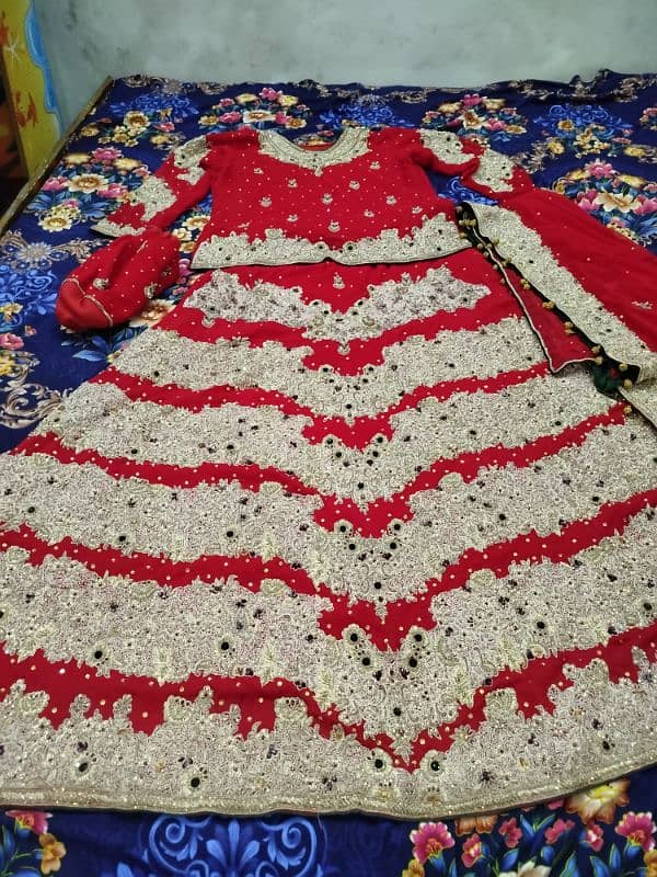 Red Bridal Lehnga 11