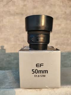 Canon EF 50mm 1.8 STM Lens Like New