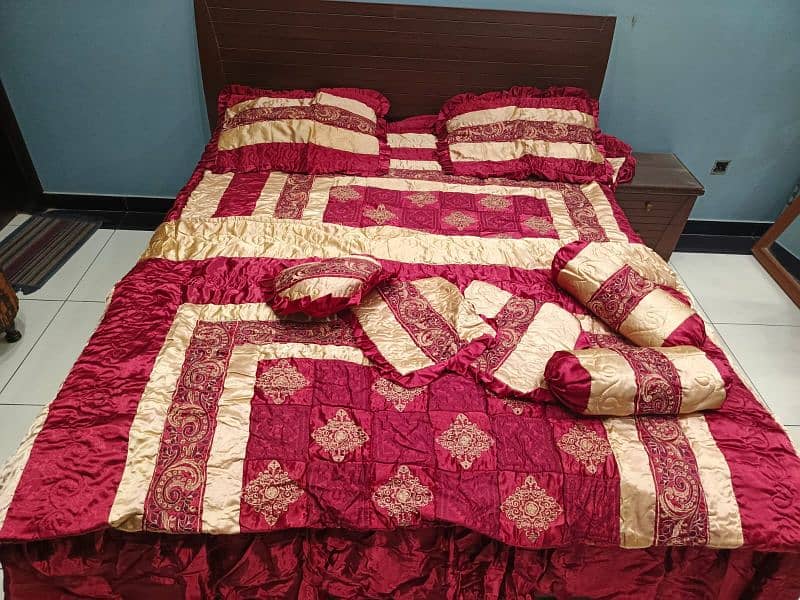 FANCY BRIDAL BEDSHEET 2