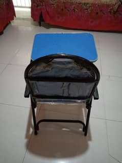 child writing chair blue colour